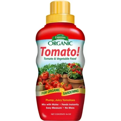 Espoma Organic Tomato! Tomato Plant Food and other Vegetables, for Organic Gardening, Liquid Concentrate, 16oz