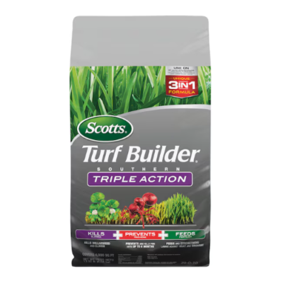 Scotts Turf Builder Southern Triple Action 13.32-lb 4000-sq ft 29-0-10 Weed Feed Insect Control Fertilizer