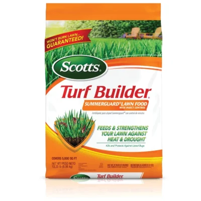 Scotts Turf Builder SummerGuard Lawn Food with Insect Killer, 5,000 sq. ft., 13.35 lb